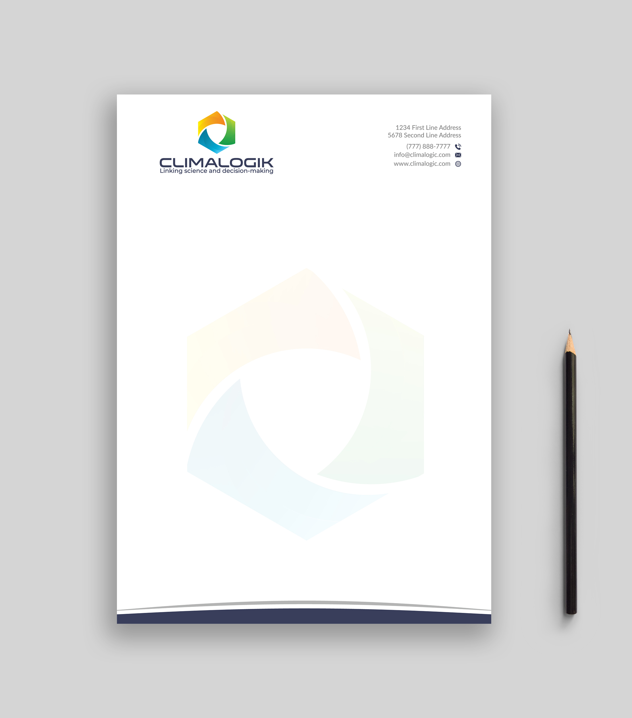 Letterhead Design by Musa. A for this project | Design #24761149