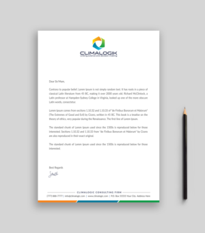 Letterhead Design by Musa. A for this project | Design: #24761155