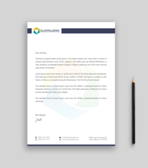 Letterhead Design by Musa. A for this project | Design: #24761156