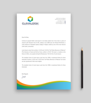 Letterhead Design by Musa. A for this project | Design: #24767401