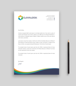 Letterhead Design by Musa. A for this project | Design: #24769512