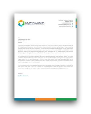 Letterhead Design by Uttom 2 for this project | Design: #24780093