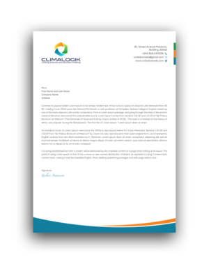 Letterhead Design by Uttom 2 for this project | Design: #24780104