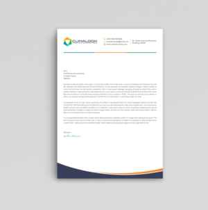 Letterhead Design by Uttom 2 for this project | Design: #24818829