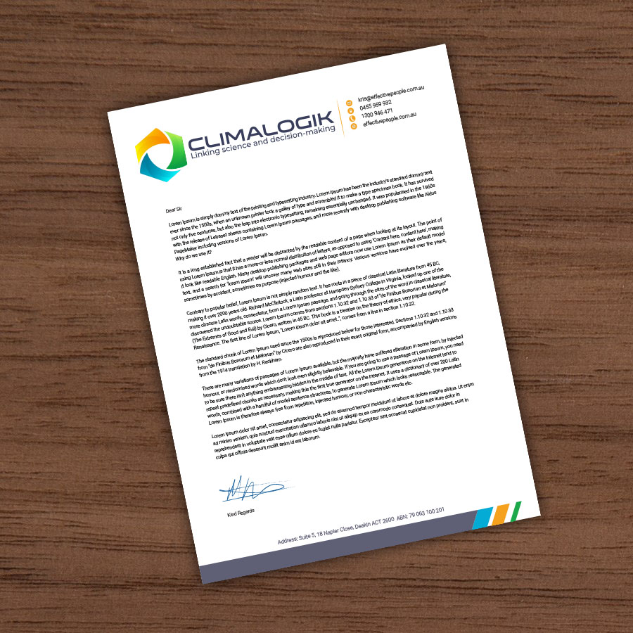 Letterhead Design by Rupok 3 for this project | Design #24760862