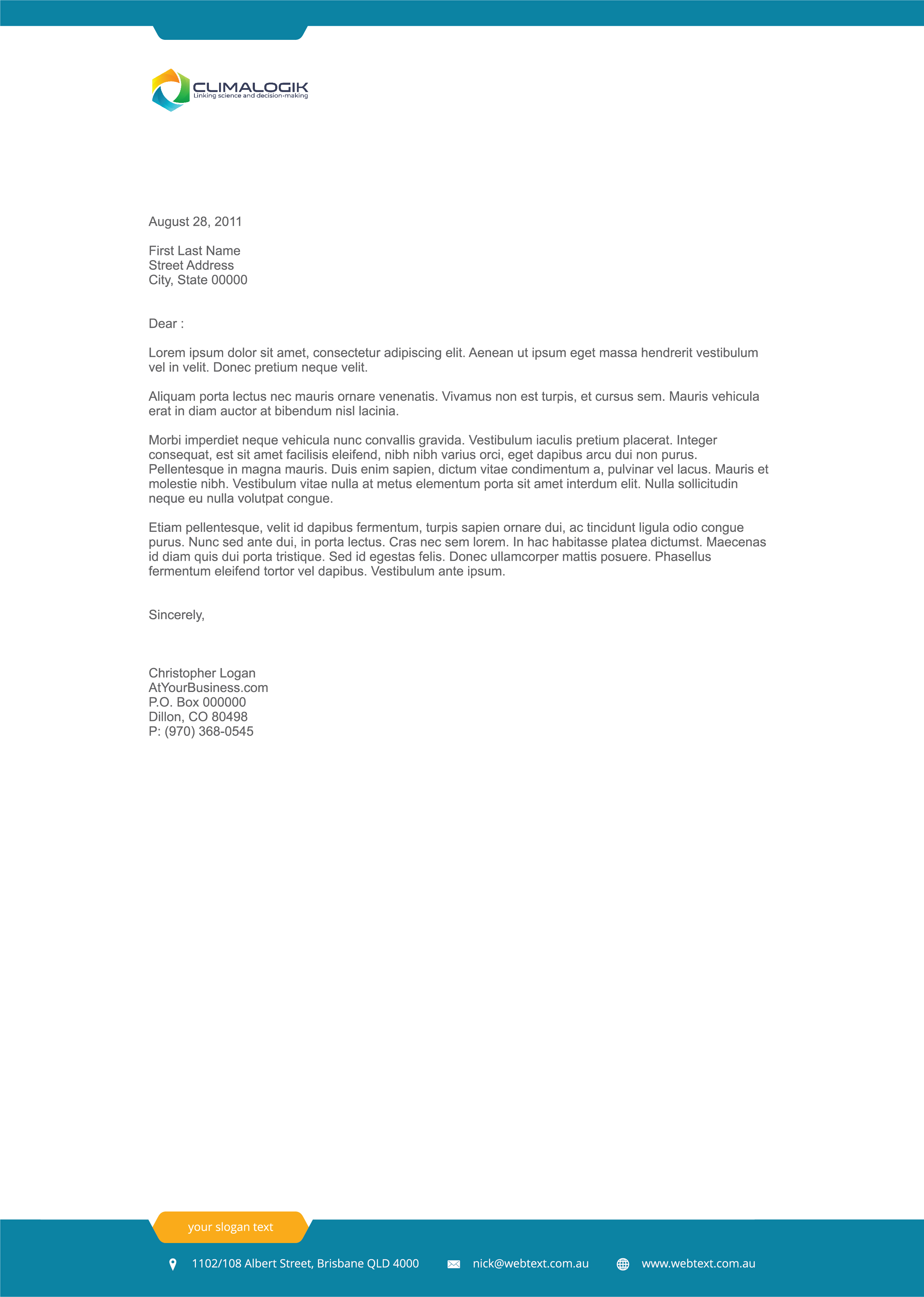 Letterhead Design by tassosstass for this project | Design #24814830