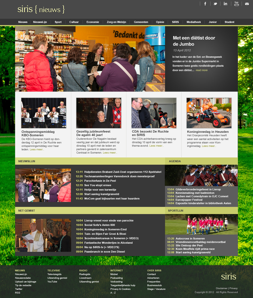 Web Design by Lara for DGTV | Design #725455