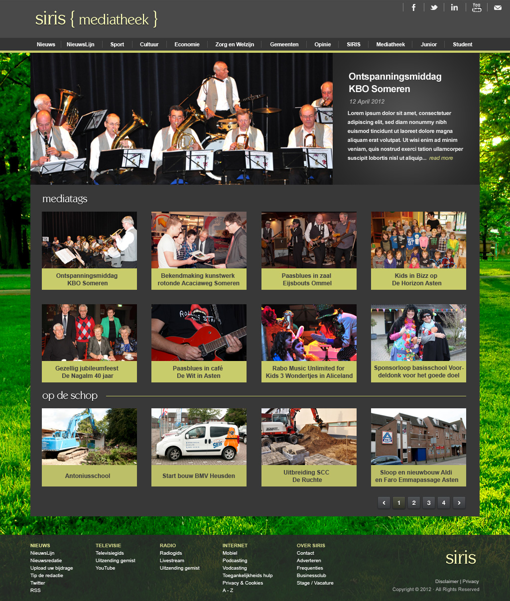 Web Design by Lara for DGTV | Design #725456