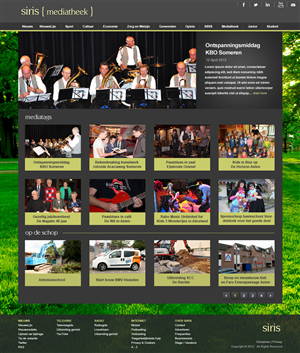 Web Design by Lara for DGTV | Design: #725456