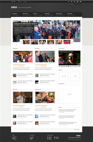 Web Design by Lara for DGTV | Design: #725478