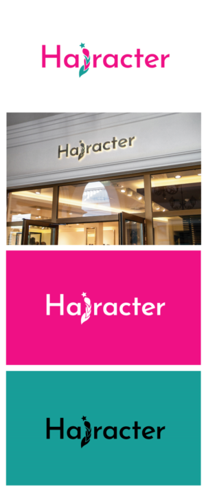 Hairacter | Logo Design by AbhishekkM'24