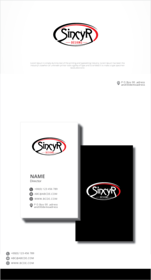 Logo Design by graphicevolution for sincyr designs | Design: #24764180