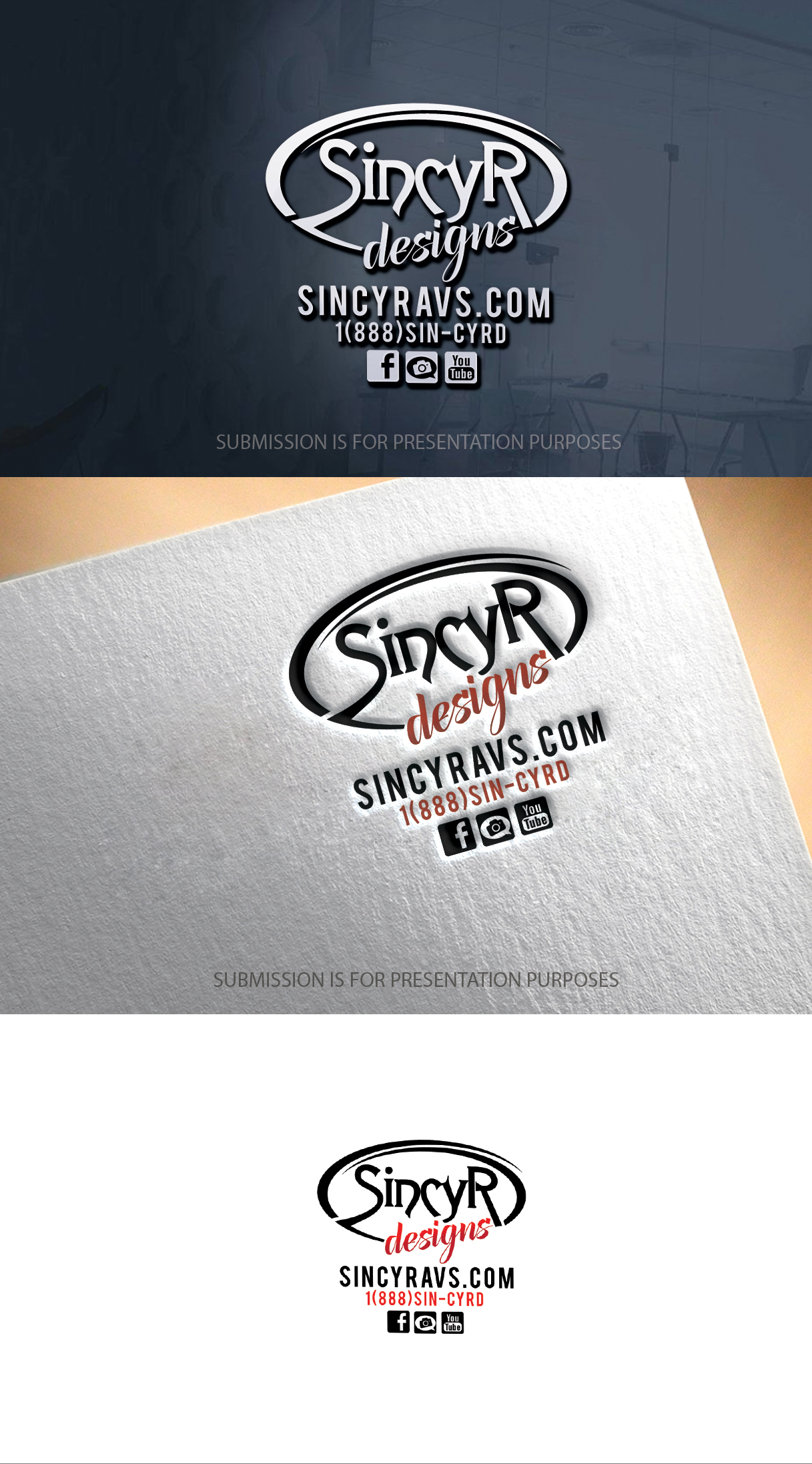 Logo Design by graphicevolution for sincyr designs | Design #24764183
