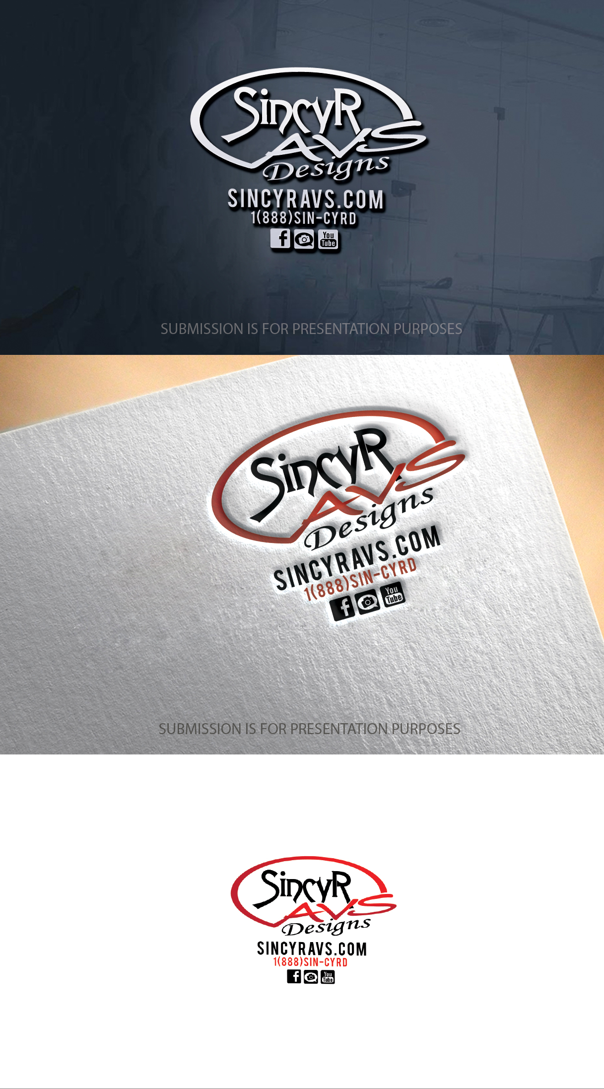 Logo Design by graphicevolution for sincyr designs | Design #24764419