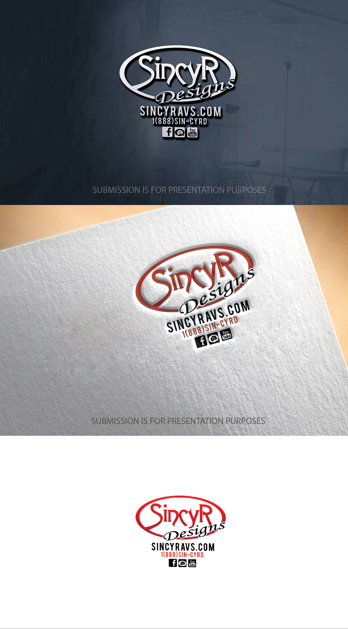Logo Design by graphicevolution for sincyr designs | Design #24764420