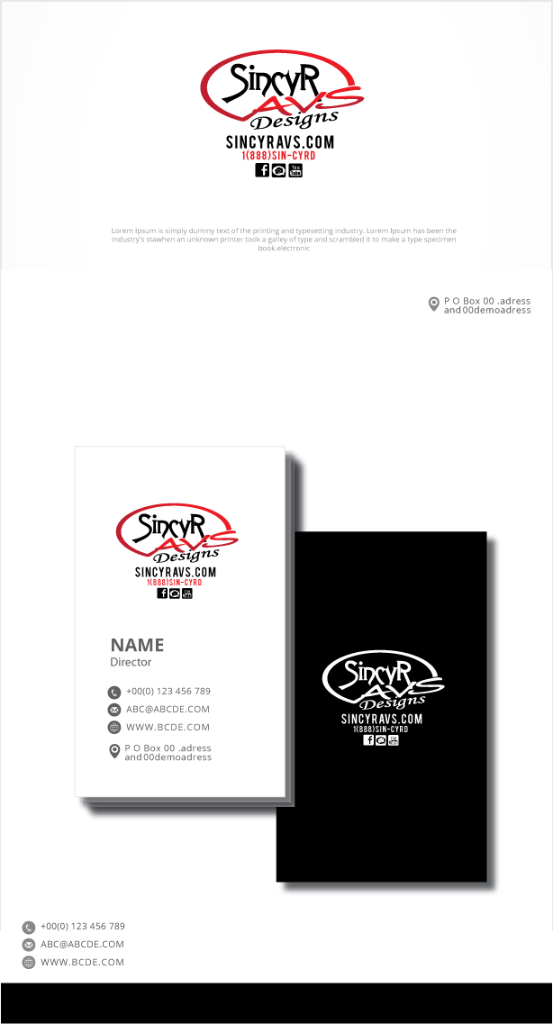 Diseño de Logo por graphicevolution para sincyr designs | Diseño #24764421