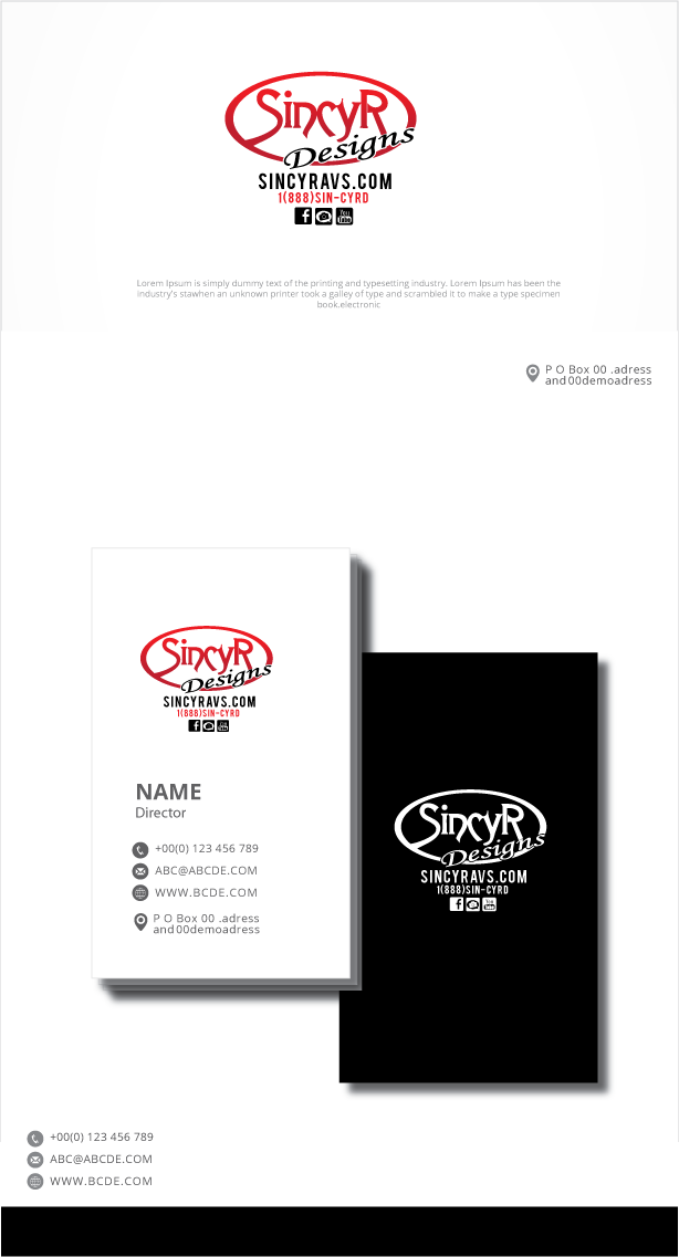 Design de Logo par graphicevolution pour sincyr designs | Design #24764422