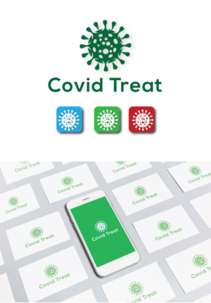 the Icon should have the text 'CovidTreat' in it | Design de Logo par ZJ Design