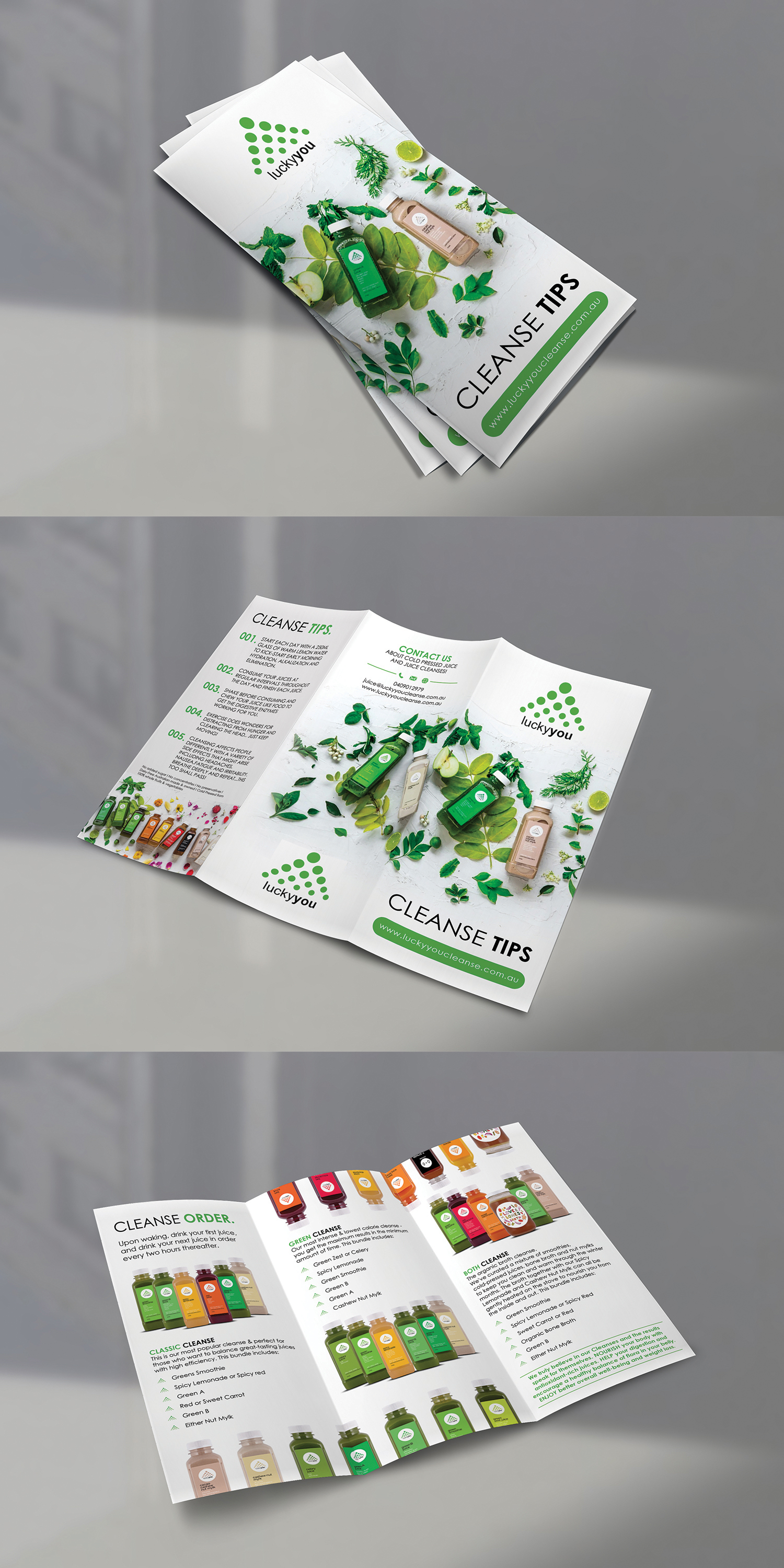 Design de Flyer par BLUE WINGS pour Lucky You Cleanse | Design #24765470