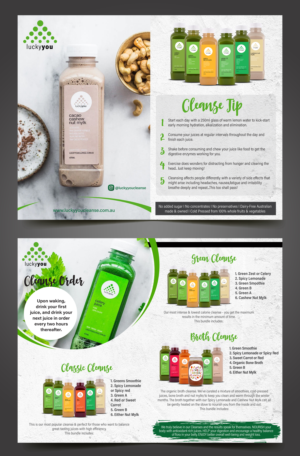 Flyer Design by CDS Creative for Lucky You Cleanse | Design: #24772773