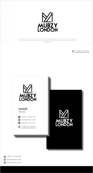 Logo Design by graphicevolution for Mubzy London  | Design: #24763617