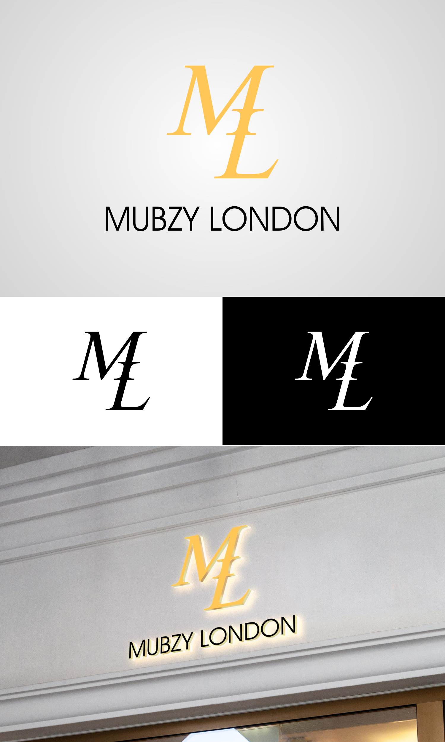 Logo Design by Pangestu 9 for Mubzy London  | Design #24766310