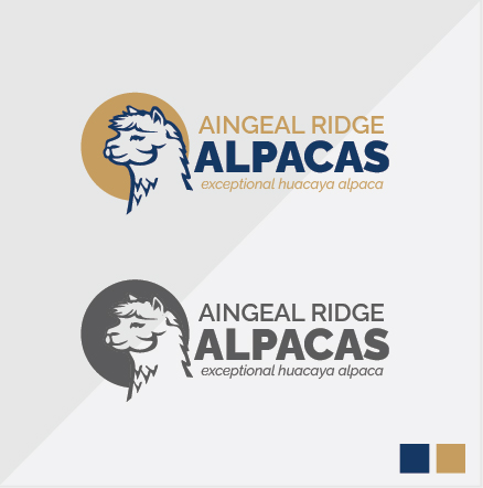 Logo-Design von Valeriu Dudau für Aingeal Ridge Alpacas | Design #24770621