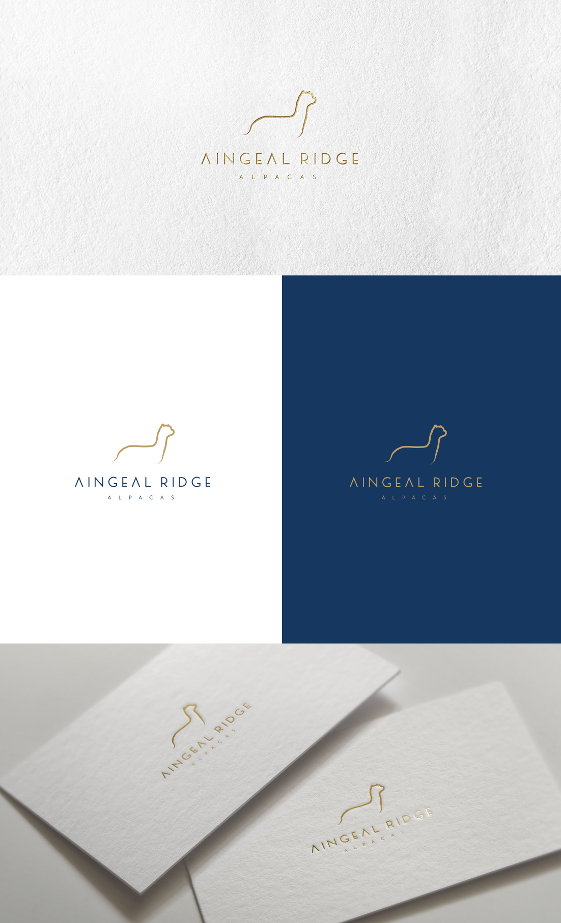 Logo Design by GLDesigns for Aingeal Ridge Alpacas | Design #24768302