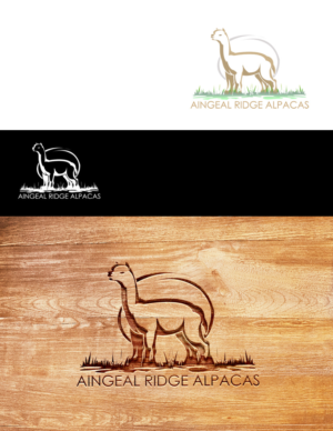 Logo Design by ARtKISTA for Aingeal Ridge Alpacas | Design #24771672