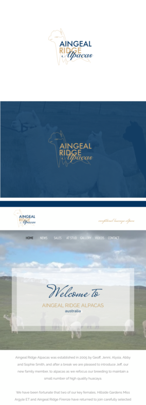 Logo Design by JTdsign for Aingeal Ridge Alpacas | Design: #24769990