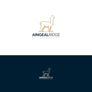 Logo Design by Gisella Guzmán for Aingeal Ridge Alpacas | Design: #24767143