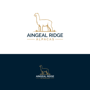 Logo Design by Gisella Guzmán for Aingeal Ridge Alpacas | Design: #24774975