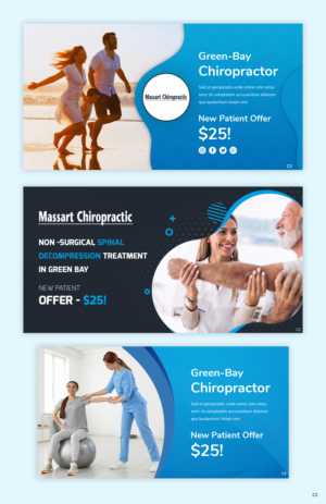 Diseño De Banner Publicitario por pb para Massart Chiropractic | Diseño: #24809148