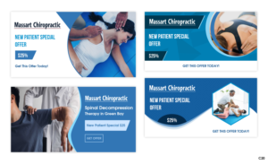 Diseño De Banner Publicitario por pb para Massart Chiropractic | Diseño: #24809152