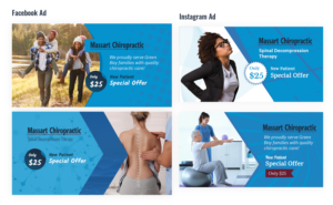 Diseño De Banner Publicitario por pb para Massart Chiropractic | Diseño: #24809155