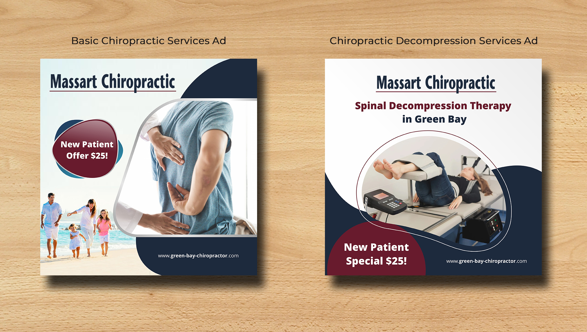 Design de Bannière  par ecorokerz pour Massart Chiropractic | Design #24778498