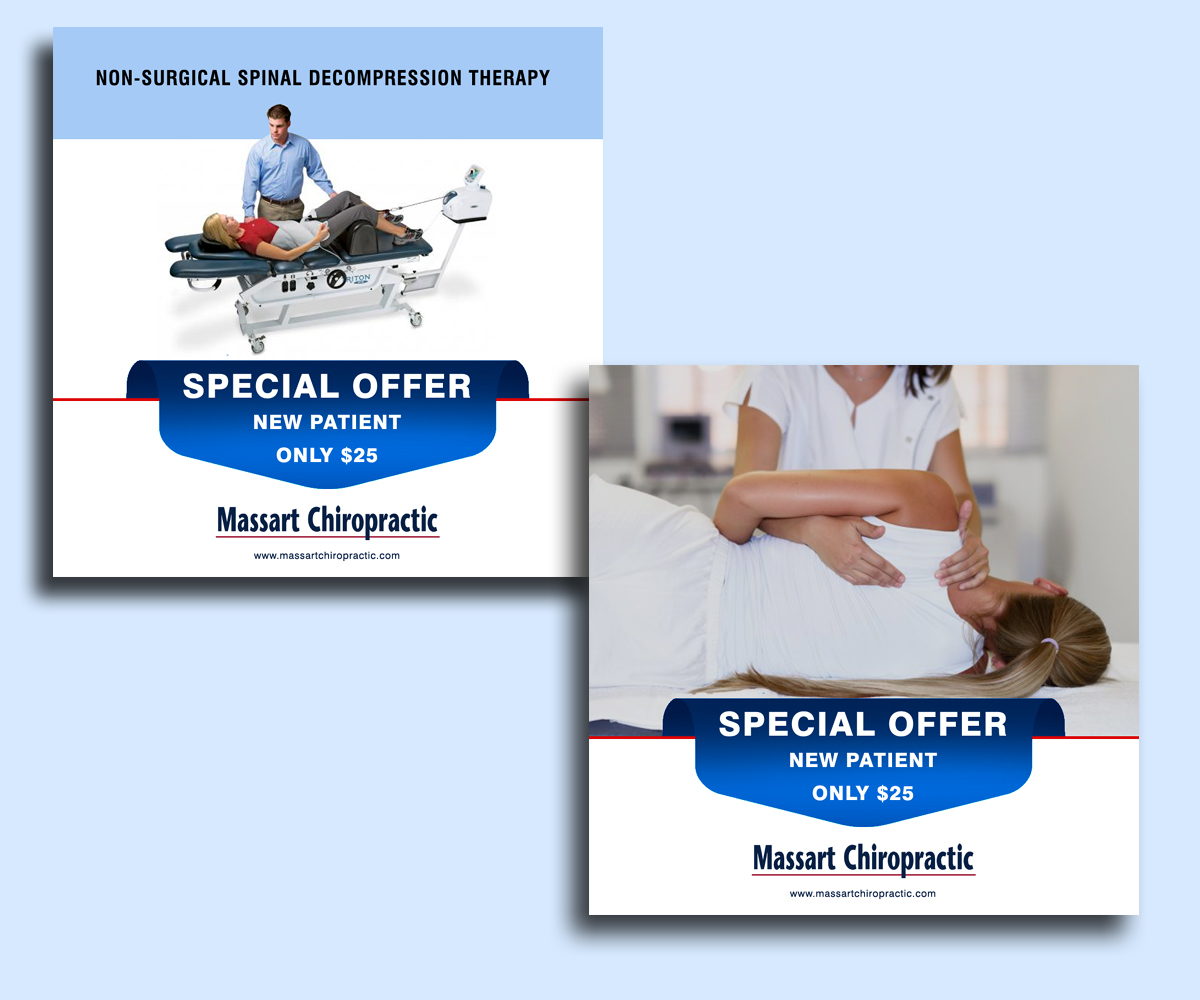 Banner Ad Design by DZINO for Massart Chiropractic | Design #24791970