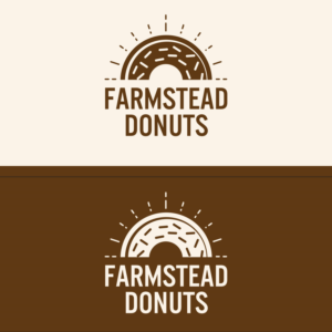 Farmstead Donuts Locally Raised | Logo Design by simple mind