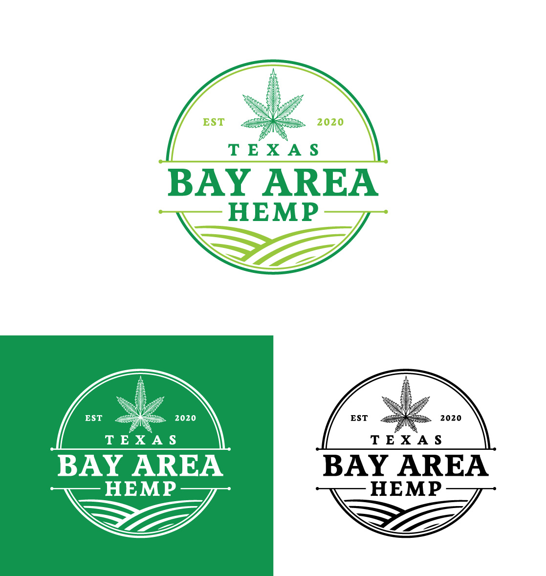 Logo Design by Cactus Designs for Bay Area Texas Hemp | Design #24765182