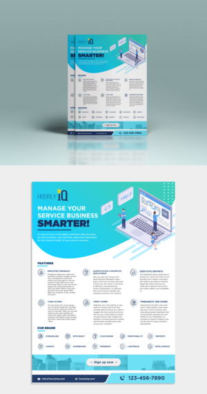 Need a flyer for new tech startup | Flyer Design by ZeneFashions