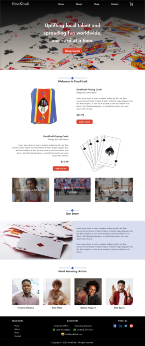 Web Design by SquishyBerry for this project | Design: #24829546