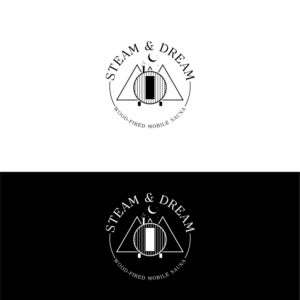 Steam & Dream Wood-Fired Mobile Sauna | Logo-Design von Maxo-Biz