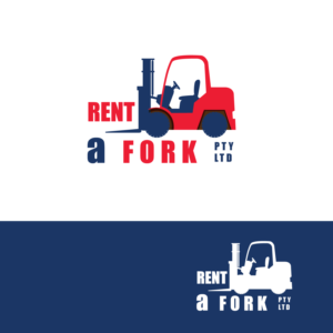 RENT A FORK | Logo Design by bright design