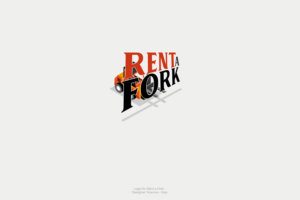 RENT A FORK | Logo Design by InkThink by Scaurus