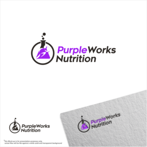 Logo Design by Arham Hidayat for PurpleWorks Nutrition | Design #24806641