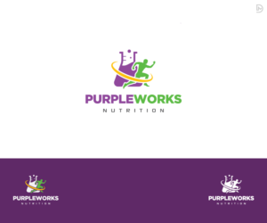 Logo Design by D_Mantra for PurpleWorks Nutrition | Design #24780439