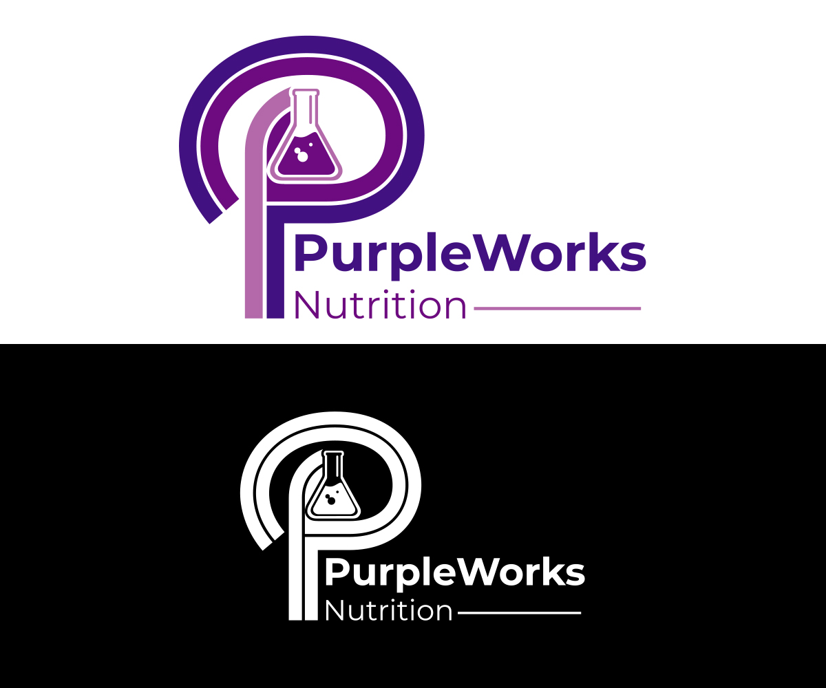 Logo Design by DreamzINSIDE for PurpleWorks Nutrition | Design #24781688
