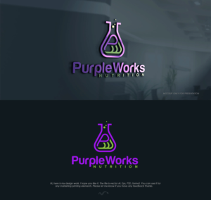 PurpleWorks Nutrition | Logo Design by Mono.co