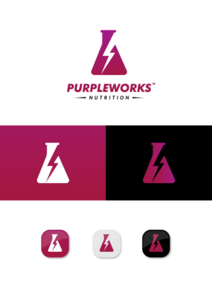 Logo Design by yudaharv for PurpleWorks Nutrition | Design #24780721