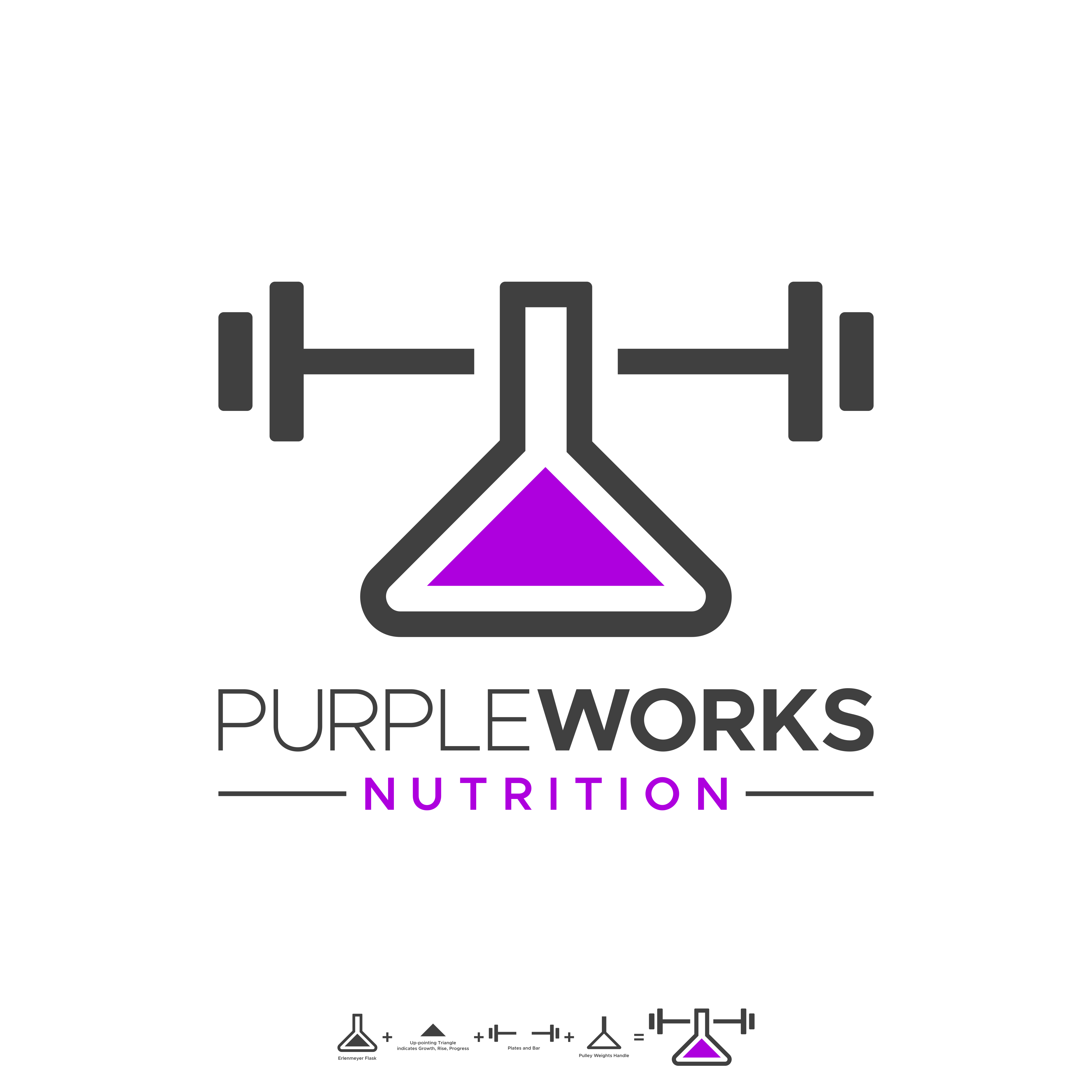 Logo Design by Sunilc for PurpleWorks Nutrition | Design #24790201